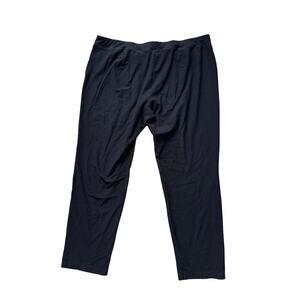 Eileen Fisher Women's Large Black Pants; Lightweight; Quickdry; travel; cropped